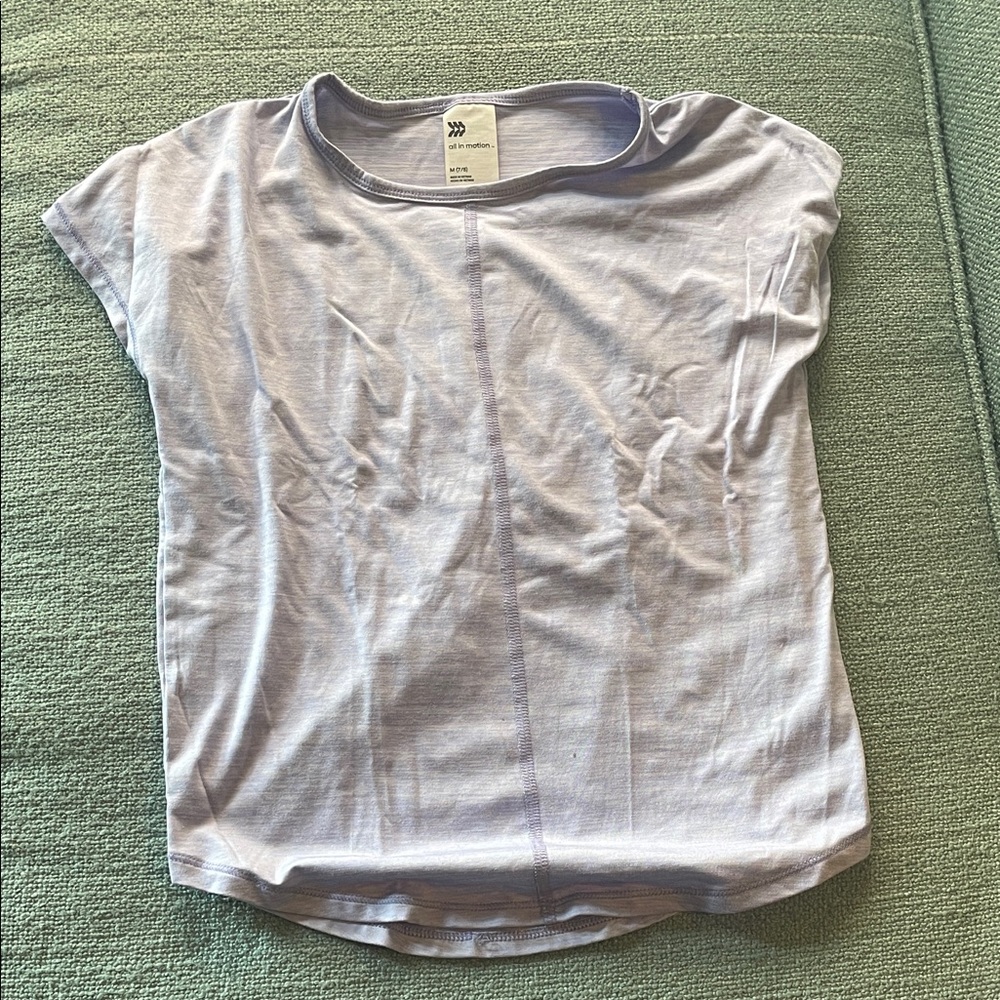 All in Motion Light Purple Kids Short Sleeve Tee